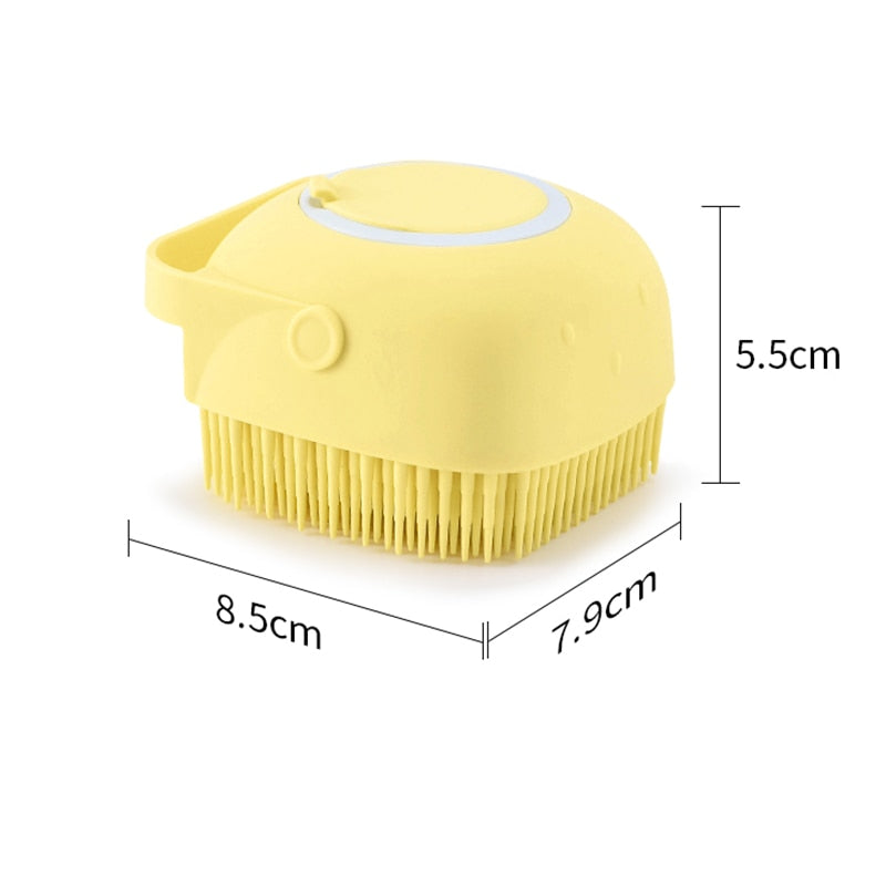 Soft Safety Silicone Bath Brush For Pet