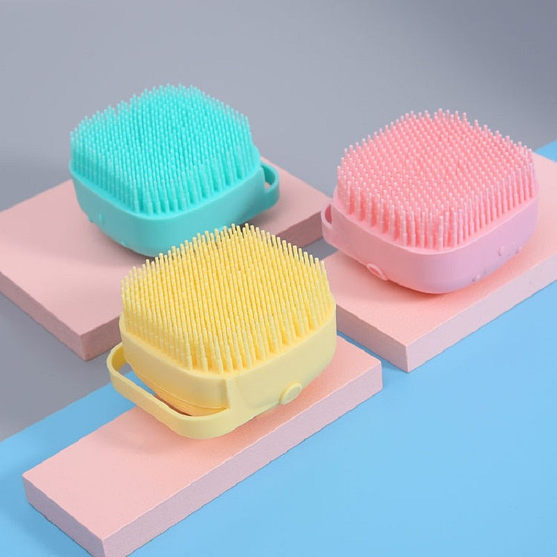 Soft Safety Silicone Bath Brush For Pet